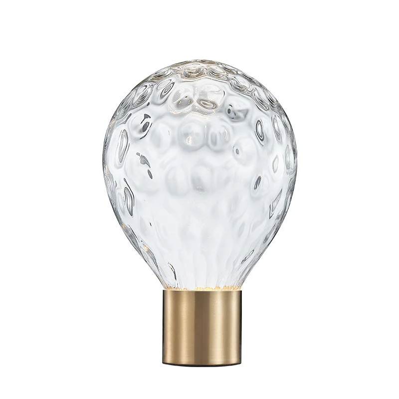 Künstlerische Glas Tischlampe