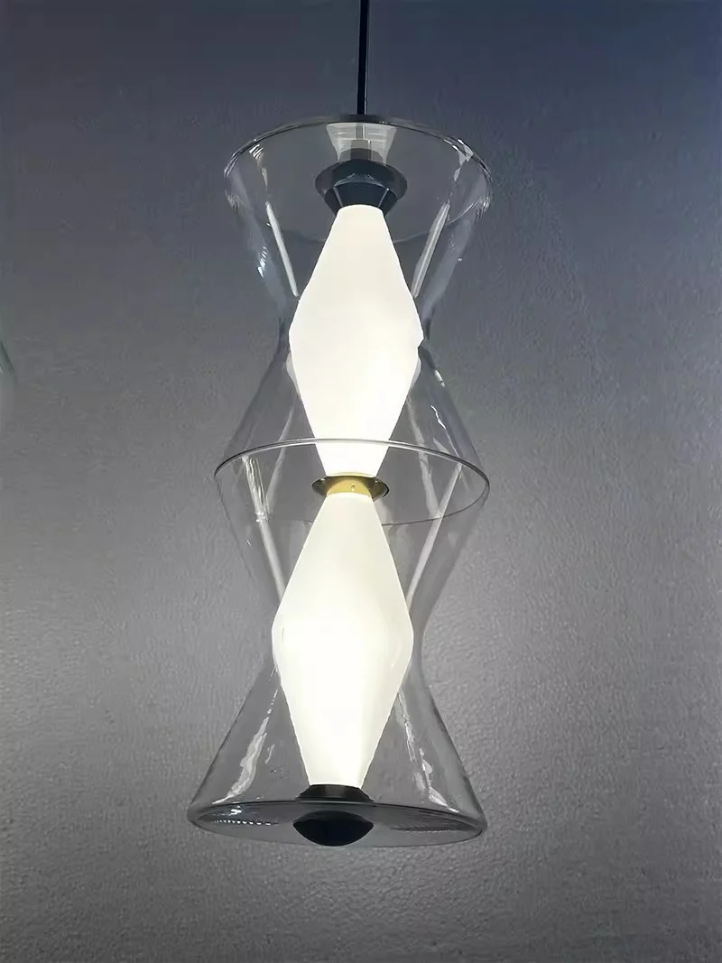 Künstlerische Glas Pendelleuchte