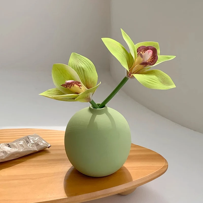 Elegante Orchidee Dekorative Pflanzenkübel