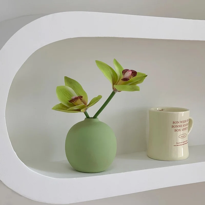 Elegante Orchidee Dekorative Pflanzenkübel