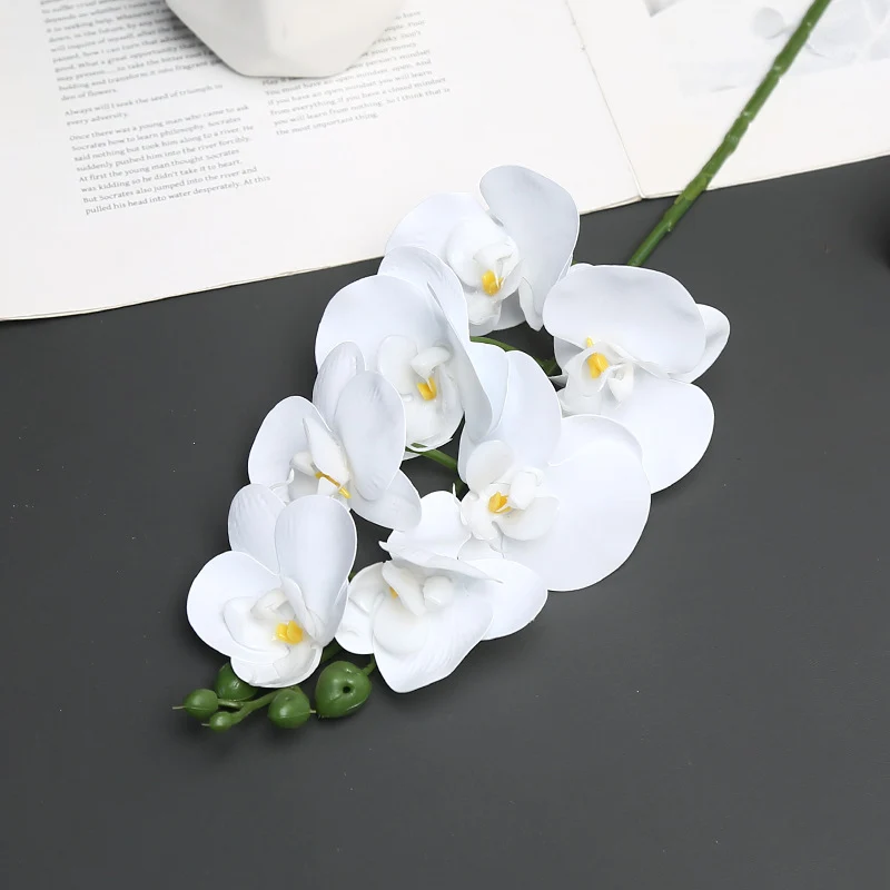 Realistische künstliche Orchideen-Stiel-Anordnung