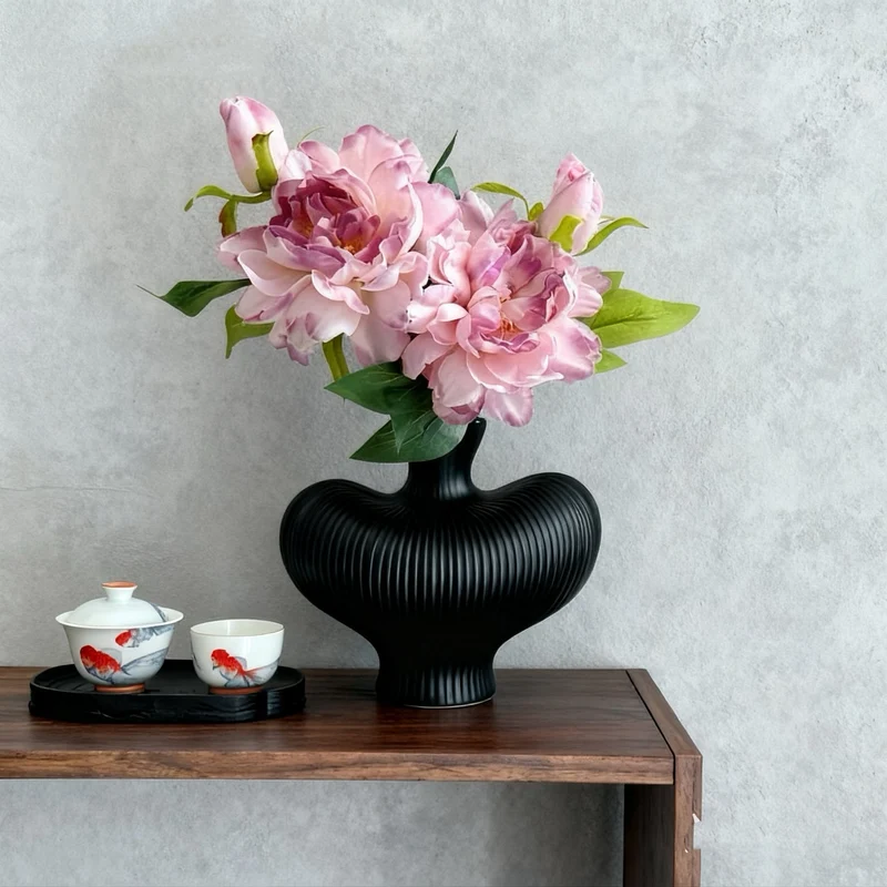 Elegante Moderne Dekorative Blumenvase