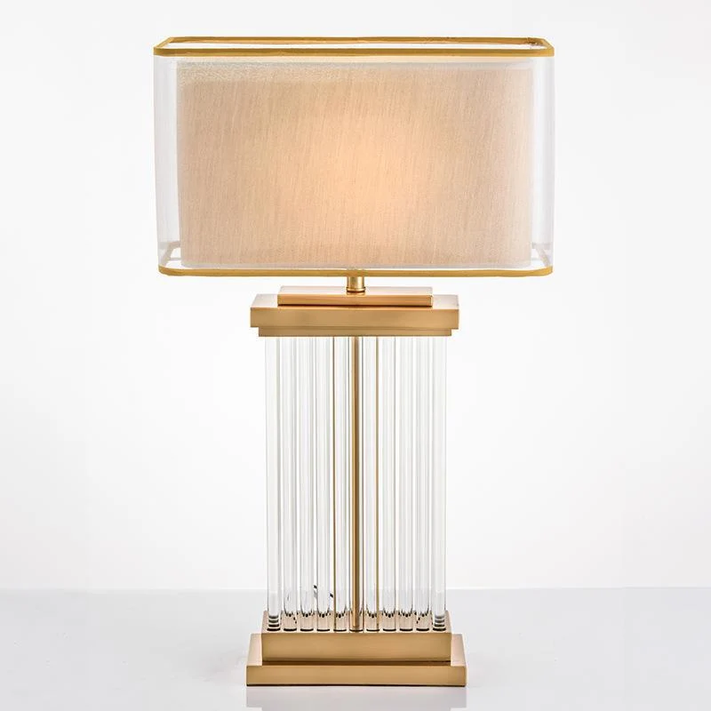 Elegante Kristall Tischlampe