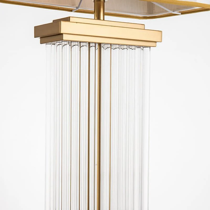 Elegante Kristall Tischlampe