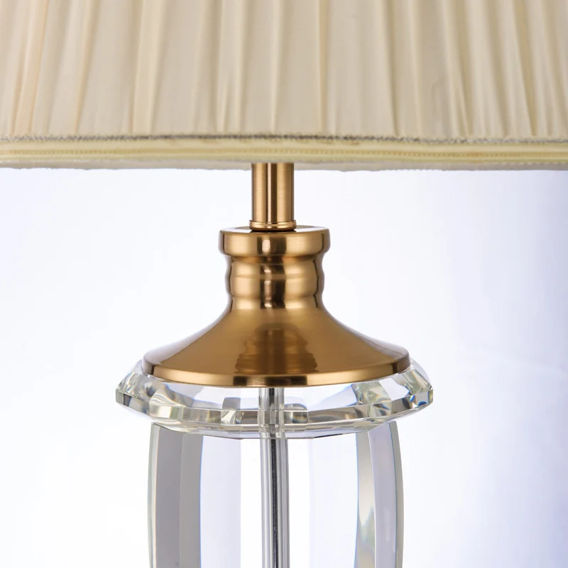 Elegante Kristallglas Tischlampe