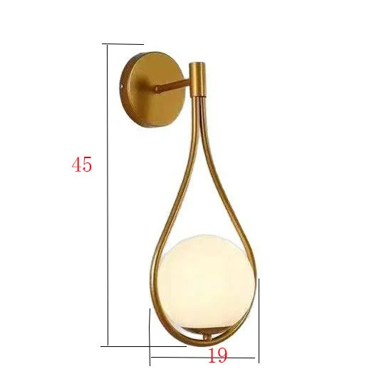 Moderne elegante Orb Wandleuchte