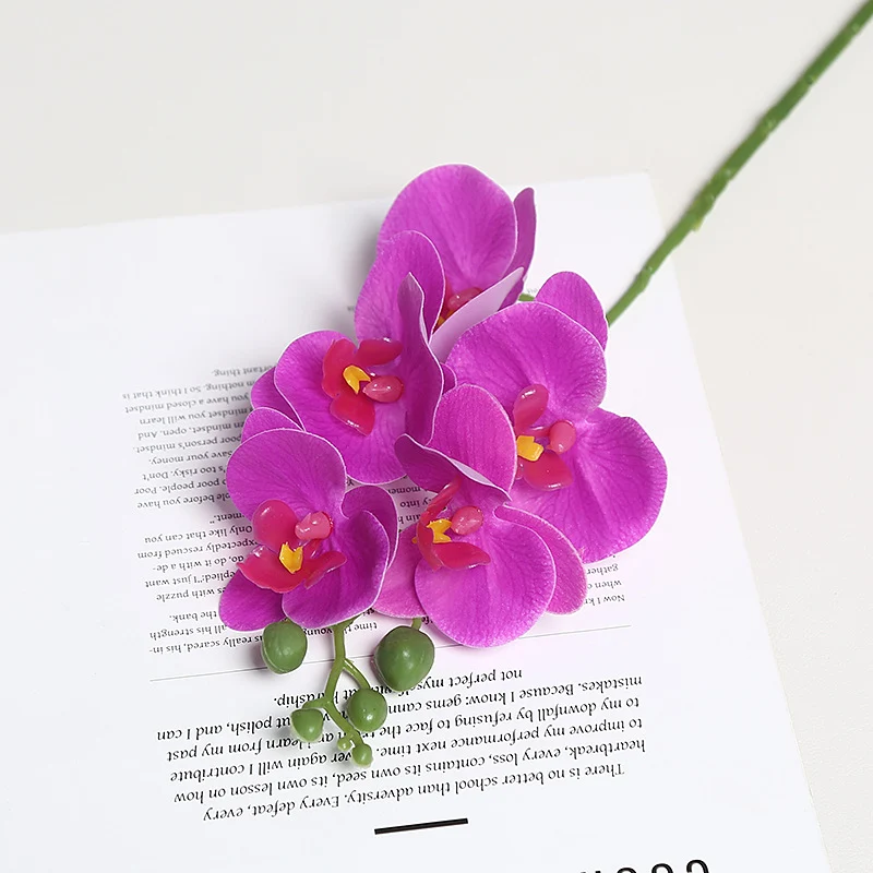 Realistische Orchideenblütenstängel