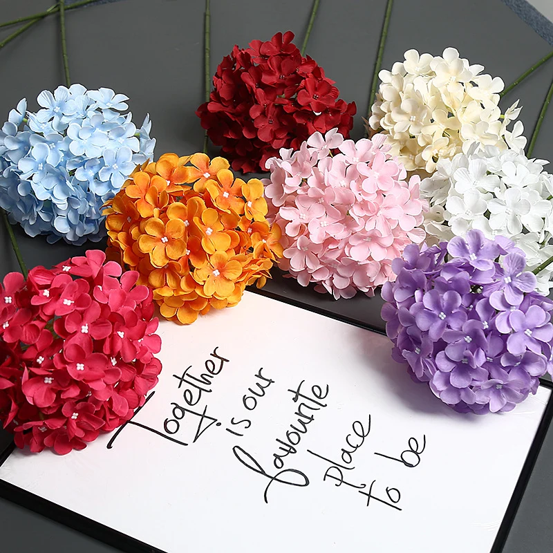Realistische Florale Hortensienstiel