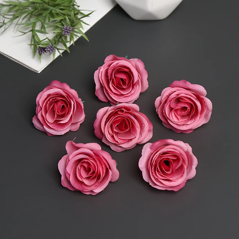 Realistische Künstliche Rosen Brosche