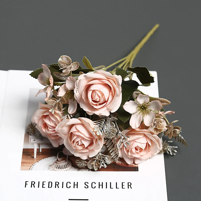 Faux Blumenstrauß für die Indoor-Heimdekoration