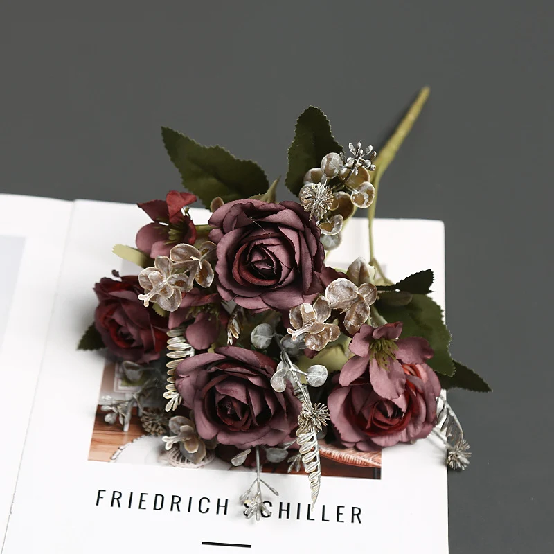 Faux Blumenstrauß für die Indoor-Heimdekoration
