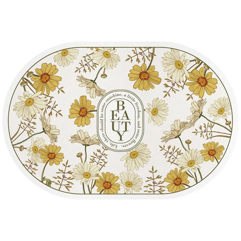 Blumenmuster Bereichsmatte