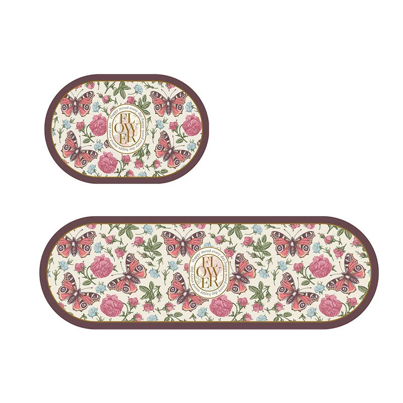 Blumendesign Dekorative Küchenmatte