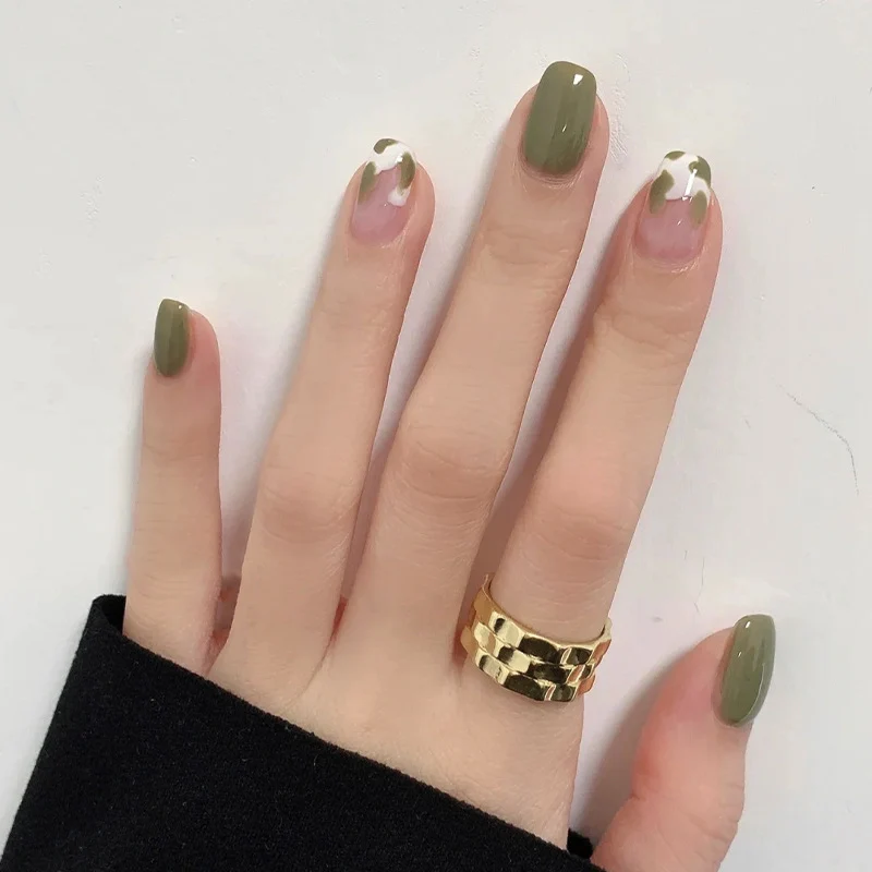 Elegantes Kunst Druck-On Nail Set