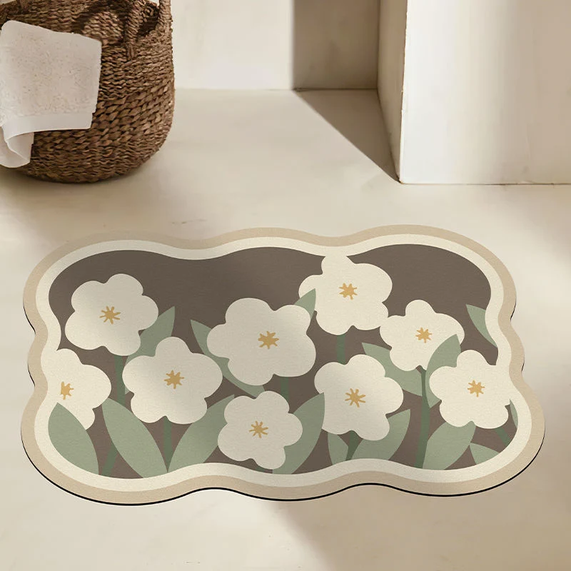 Florale dekorative Teppichmatte für die Wohnkultur