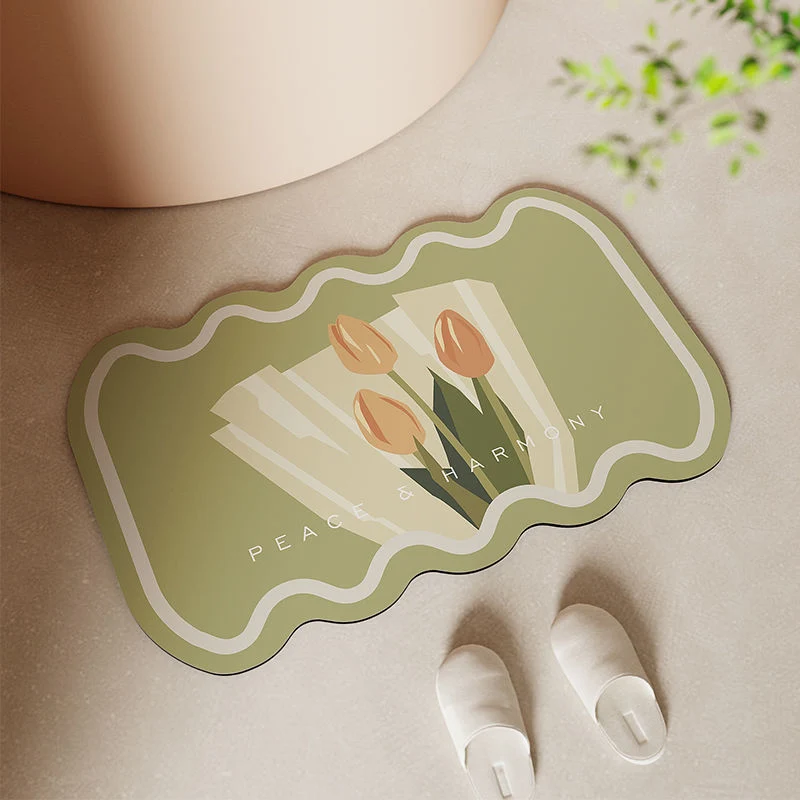 Florale dekorative Teppichmatte für die Wohnkultur