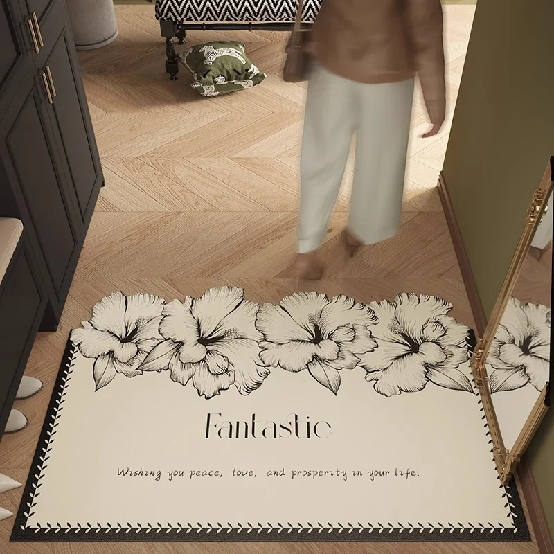 Elegante Botanische Design Komfortmatte für Zuhause