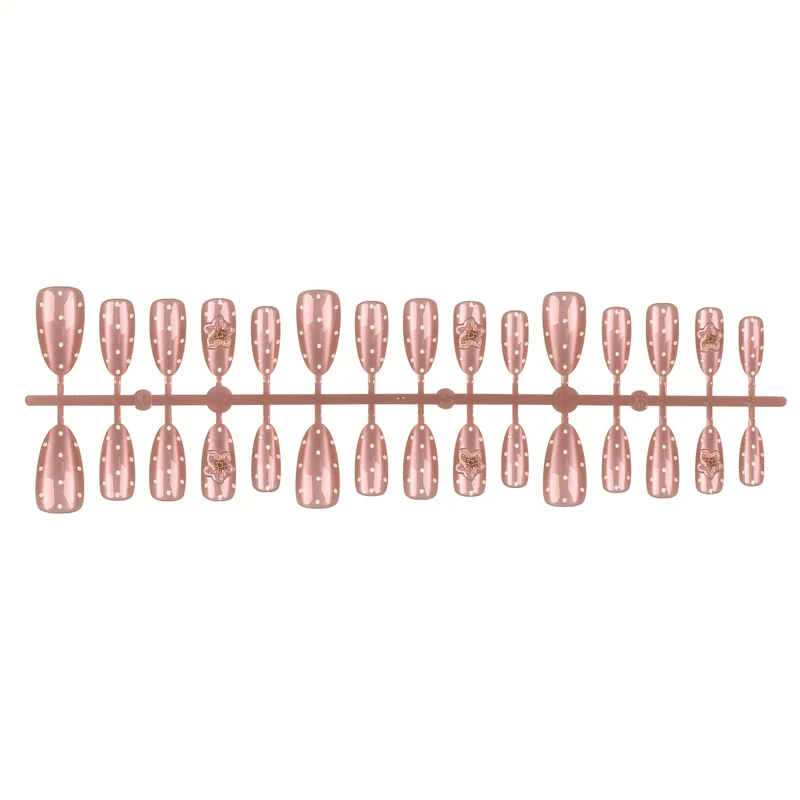 DIY Press-On-Nagelspitzen-Set mit Kleber und Feile