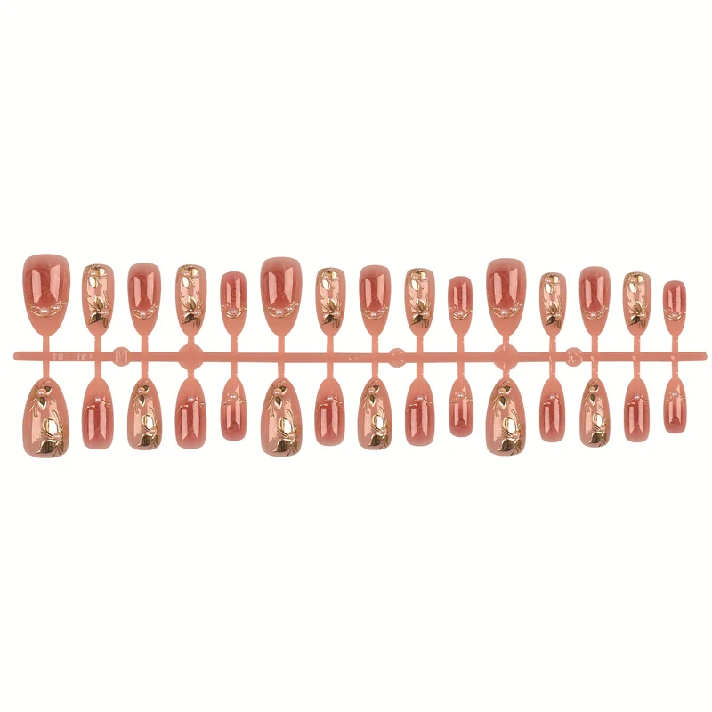 Dekorative Druck-On-Nagelspitzen Set 1790956226