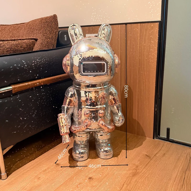 Dekorativer Astronauten-Uhrenfigur für die Heimdekoration