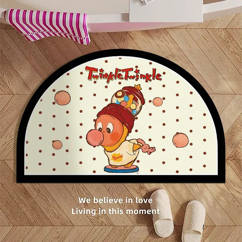 Hübsche cartoonisierte Fußmatte für den Hauseingang