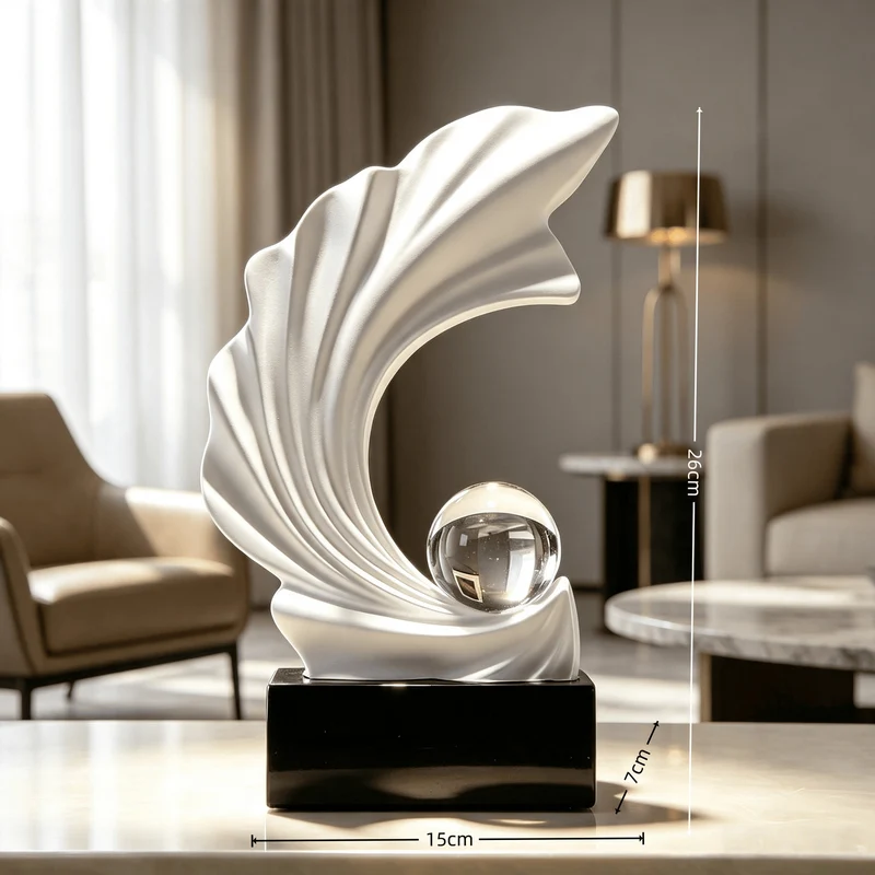 Künstlerische dekorative Skulptur für die Innenausstellung
