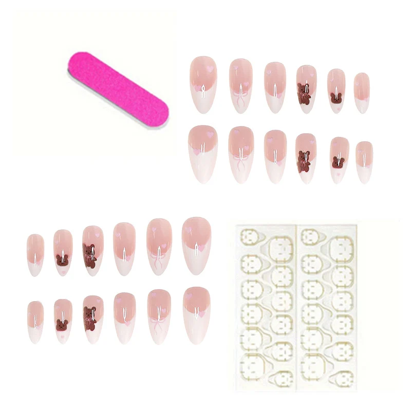 Themen Cartoon Press-On-Nagelset