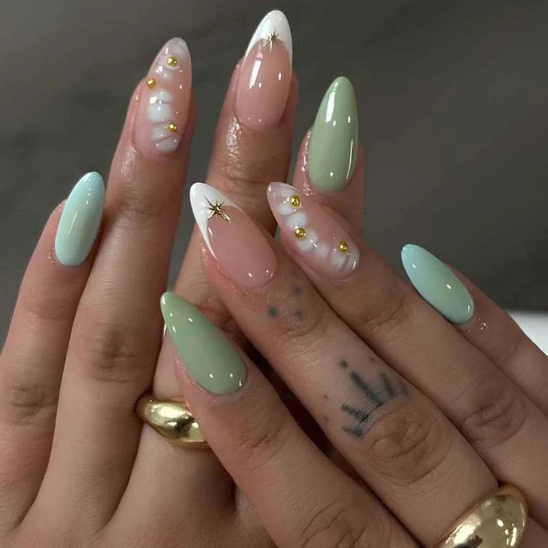 Dekorative Nagelkunst