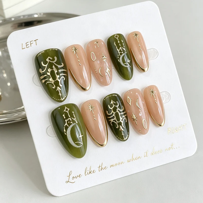 Elegantes Press-On Nagelkunstset