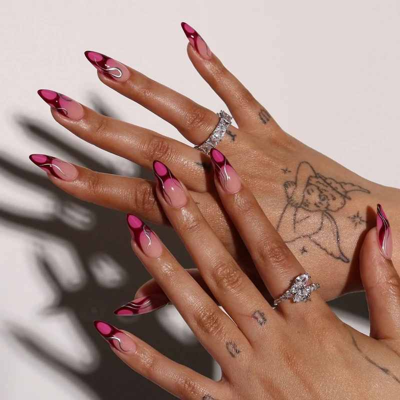 Stiletto-Nagelkunst-Design-Set