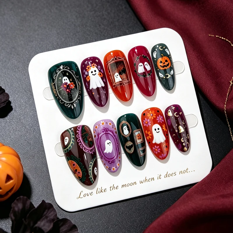 Dekoratives Press-On Nagelset