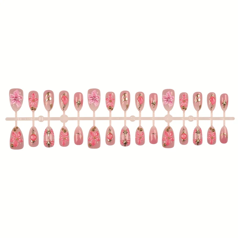 Dekoratives Florales Nagelkunstset