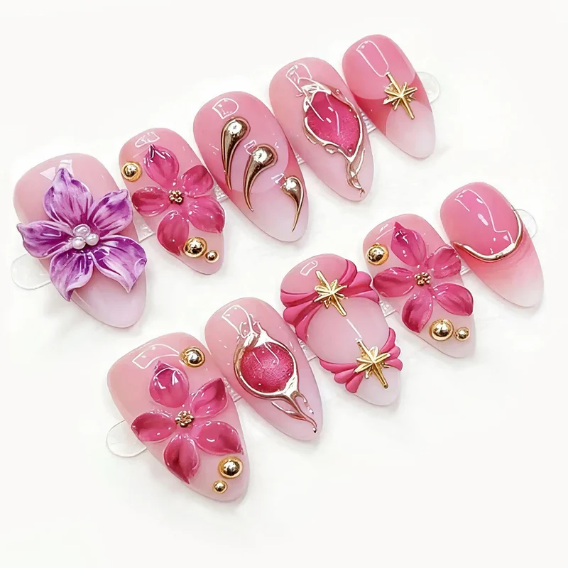 Dekoratives Florales Nagelkunstset