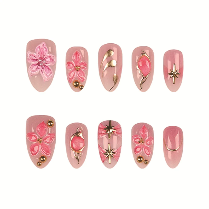 Dekoratives Florales Nagelkunstset