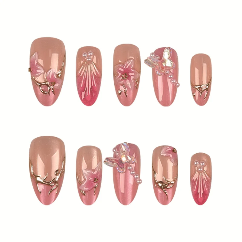 Blumenkunst Press-On Nagelset 1790956094