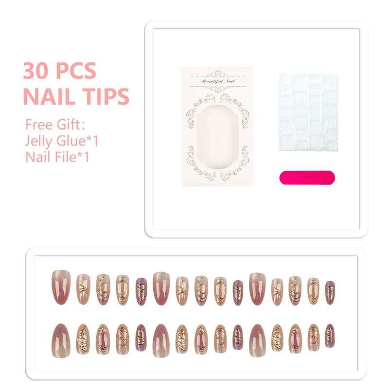 Premium Dekorativer Nagelspitzen Satz