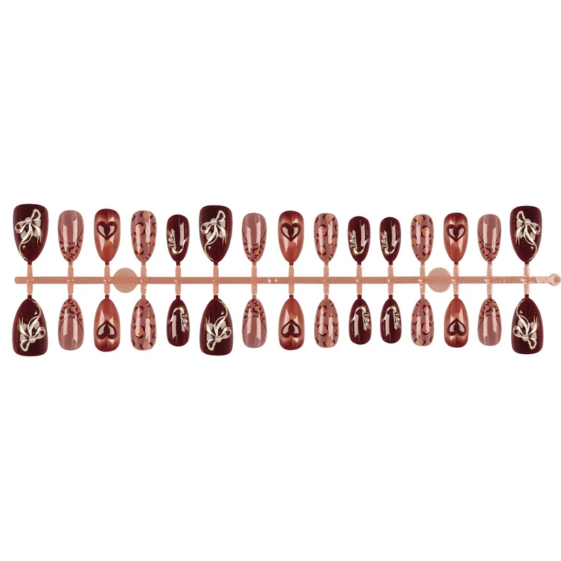Dekoratives Elegantes Nagelkunst Set
