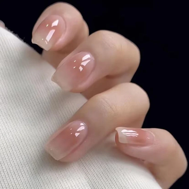 Ombre Stiletto Druck-Nägel