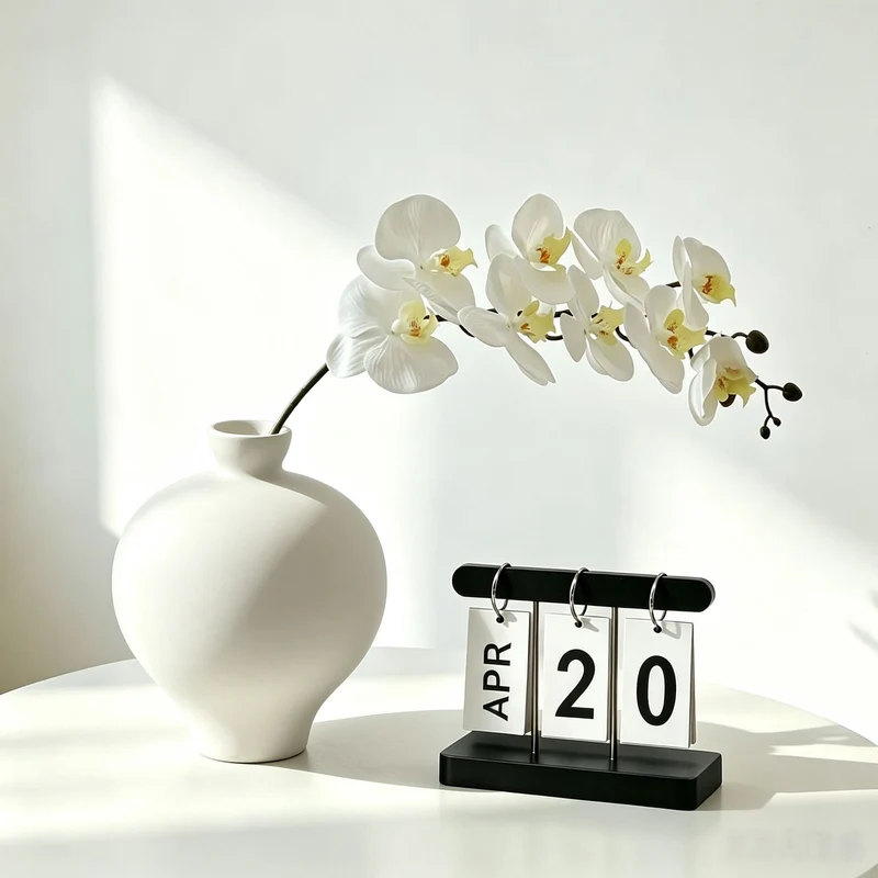 Moderner minimalistischer Keramikvase