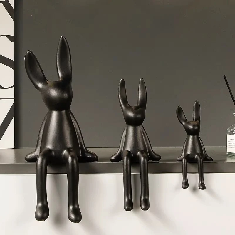 Moderne dekorative Kaninchenfigur