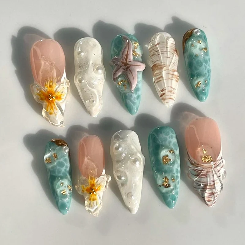 Kreatives Press-On Nagelkunst Set