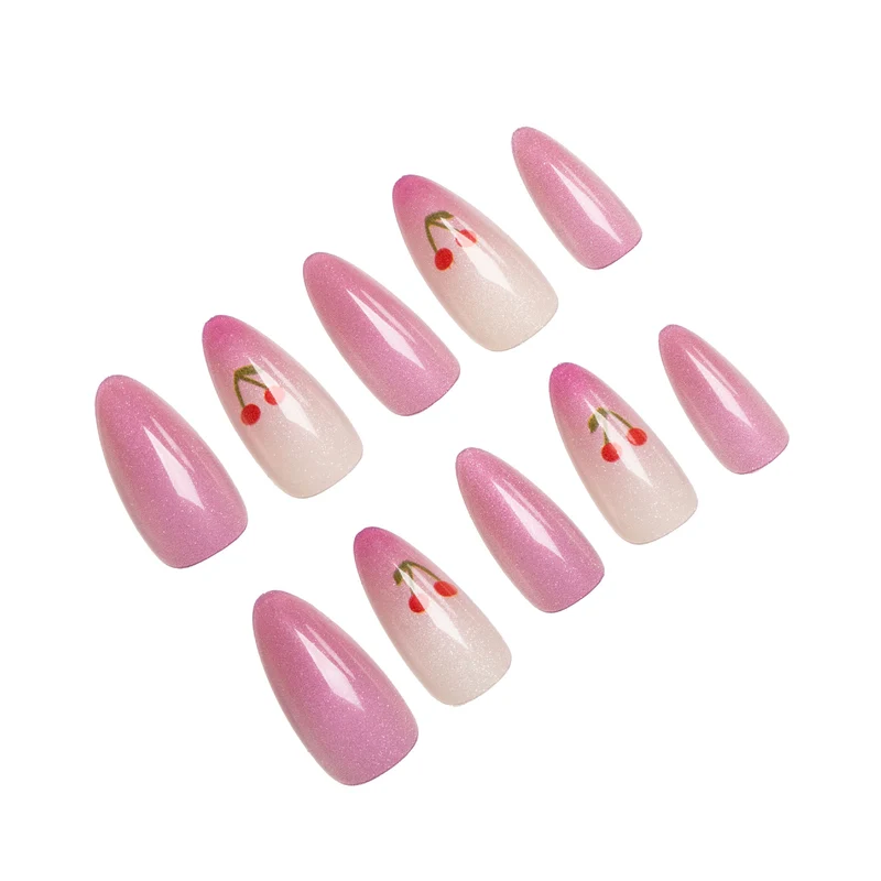 Chic Kirschblüten Nagelkunst