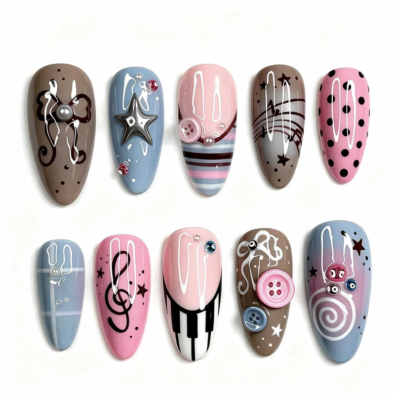 Kreative Nagelüberzüge
