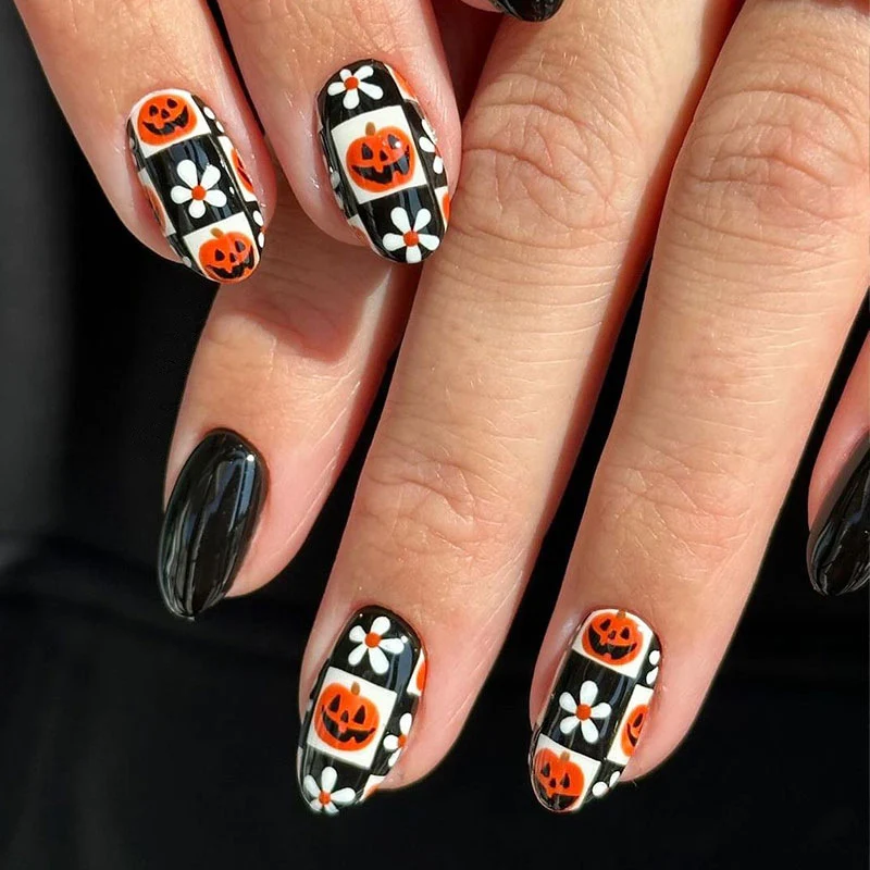 Halloween-Themen-Nagelkunst