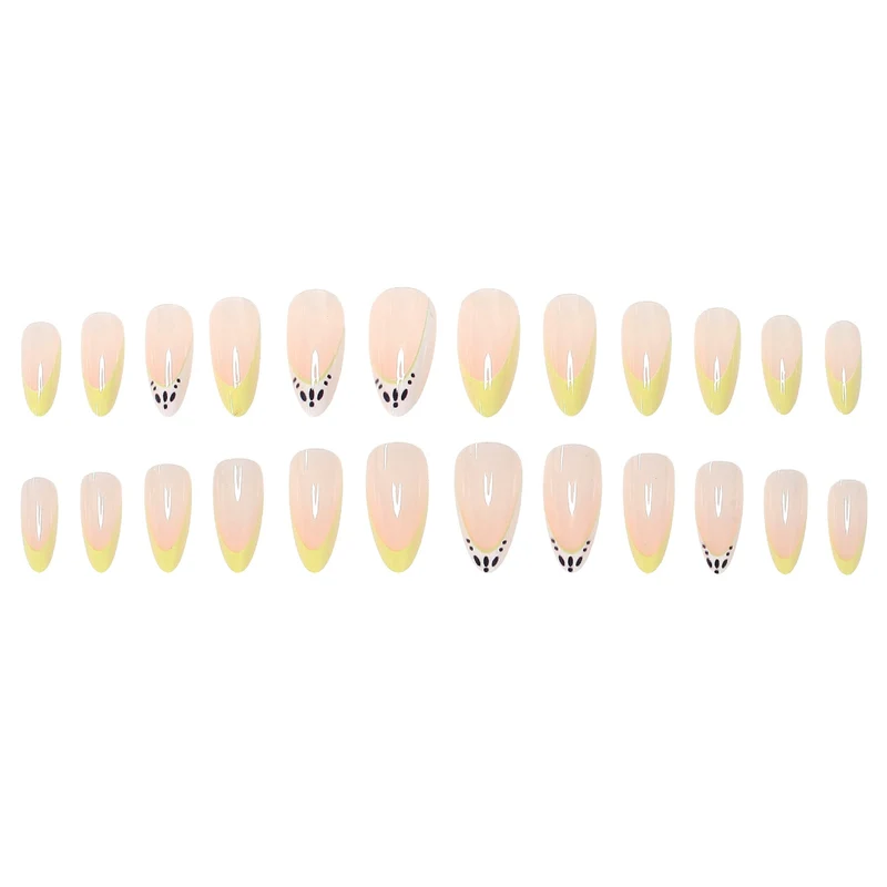 Künstlerisches Stiletto-Nageldesign mit Farbverlauf-Spitzen