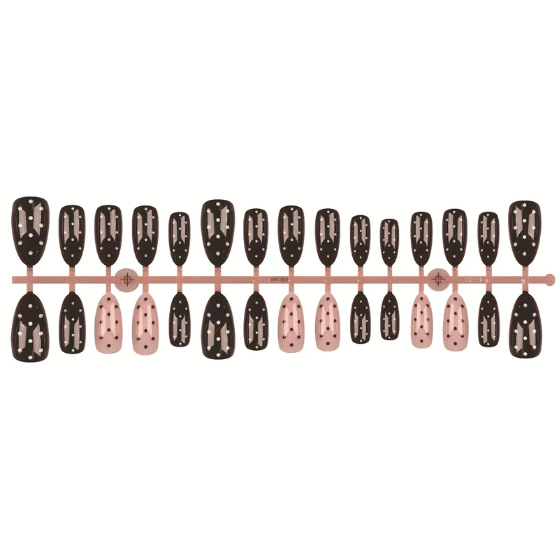 Künstlerische geometrische Nagelspitzen