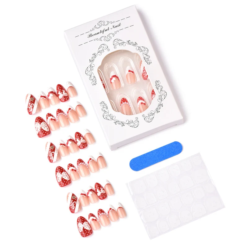 Dekoratives thematisches Press-On-Nagelset