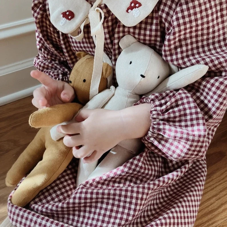 Weicher Leinen Superhelden-Maus Plüsch mit abnehmbarem Umhang