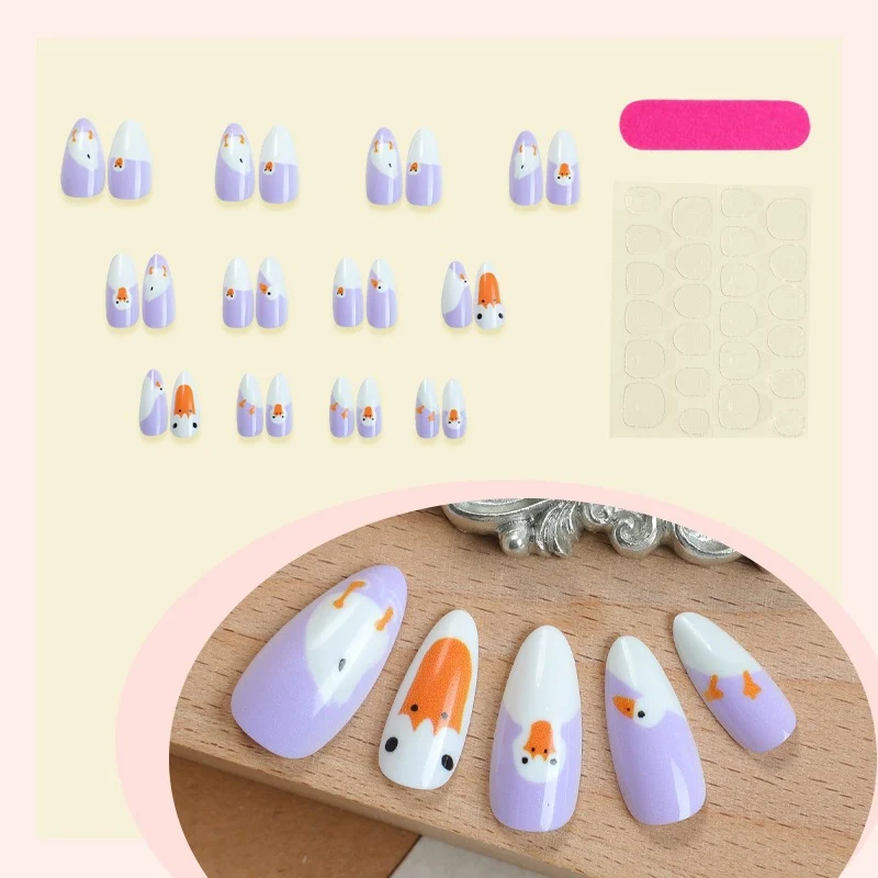 Künstliche Fingernägel mit Tiermotiv Karnz