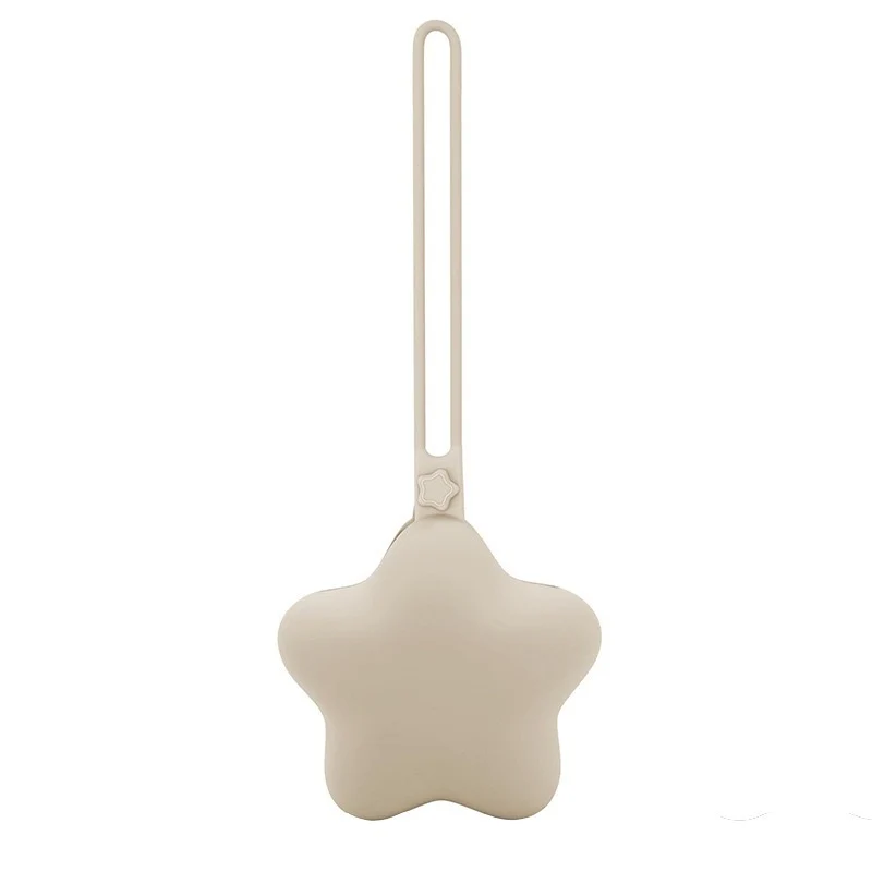 Silicone-Stern-Beißring mit Sicherheitsgurt und Schnellverschlussclip